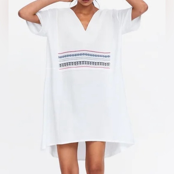 Zara Mini Dress Size Large - Picture 1 of 8